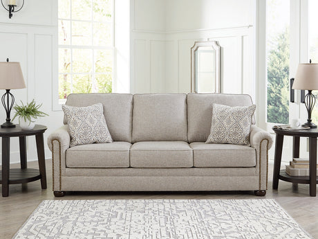 Furniture City - MS - Ashley Furniture - Gaelon Living Room - Queen Sofa Sleeper / Dune - 3730739