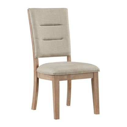 Aberdeen - 5 Piece Dining Room Set (Table & 4 Side Chairs) - Beige / Oak