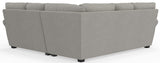 Livingston - Sectional With Comfort Coil Seating, 40" Cocktail Ottoman And Accent Pillows Included
