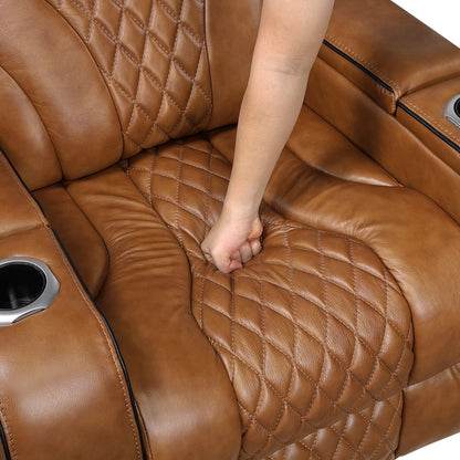 Apex - Power Reclining Chair With Power Headrest, Storage Arms With Cup Holders, Air Massage And Heat, LED Lighting And Charging Ports