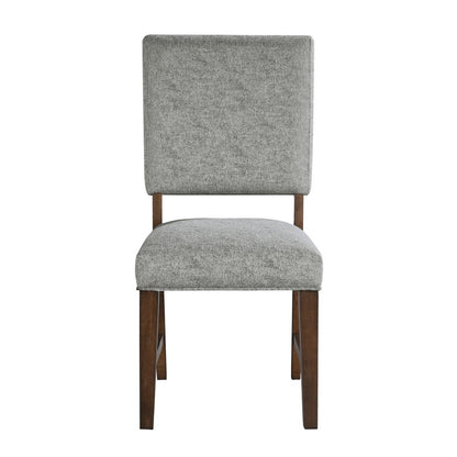 Franco - 5 Piece Dining Room Set (Table & 4 Side Chairs) - Walnut / Gray