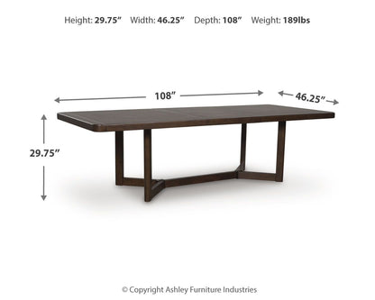 Dilenno - Extension Dining Table Set