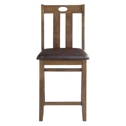 Weston - 5 Piece Pack Counter Height Set - Brown