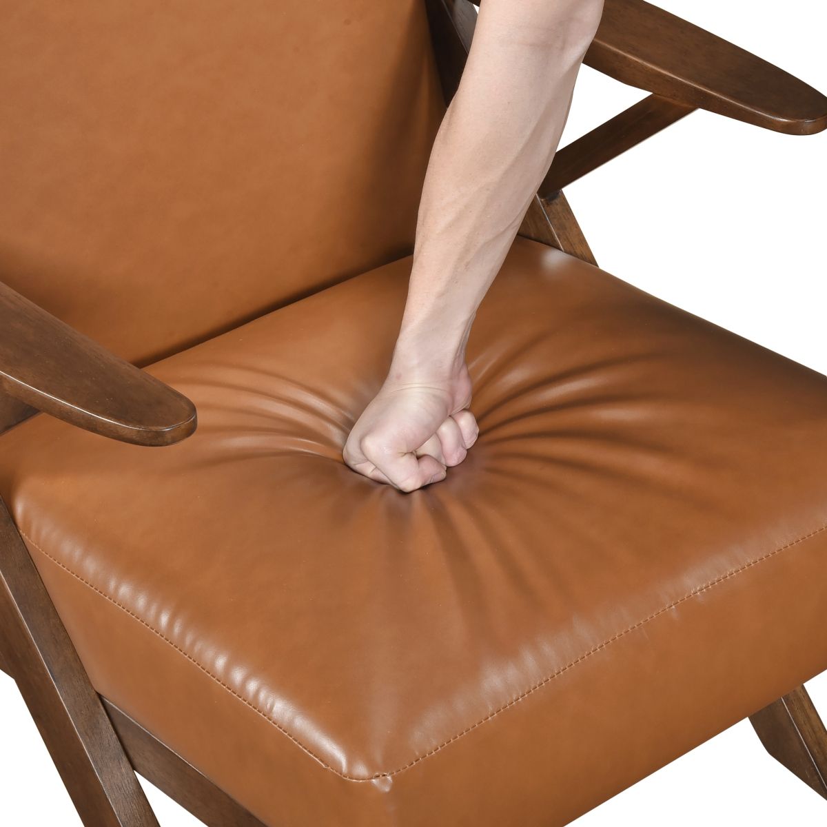 Gideon - Accent Chair Dark Brown Base