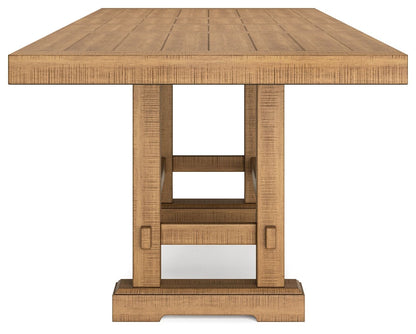 Havonplane - Rectangular Dining Room Counter Extension Table - Brown
