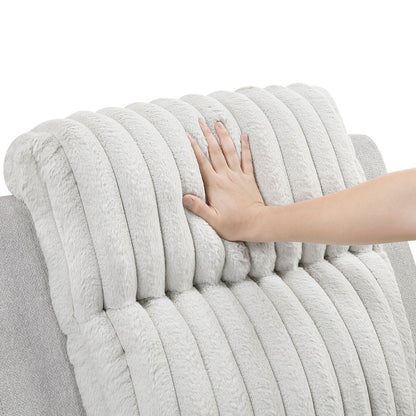 Benton - Reclining Chair - Light Gray