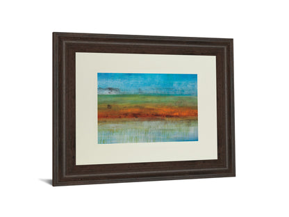 Brisbane By Brent Foreman - Framed Print Wall Art - Light Blue