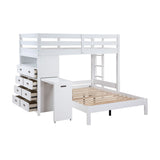Sloane - Loft Bunk Bed With Chest And Hidden Desk
