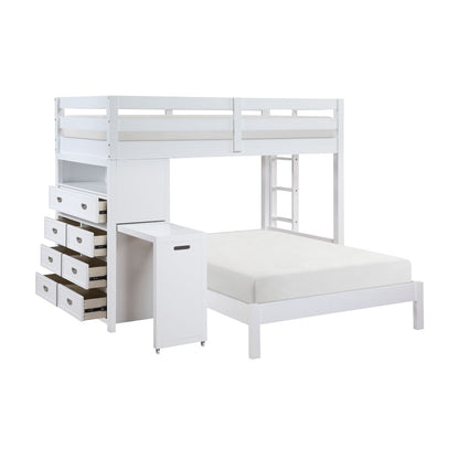 Sloane - Loft Bunk Bed With Chest And Hidden Desk