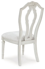 Montelaine - Dining Upholstered Side Chair (Set of 2) - Antique White
