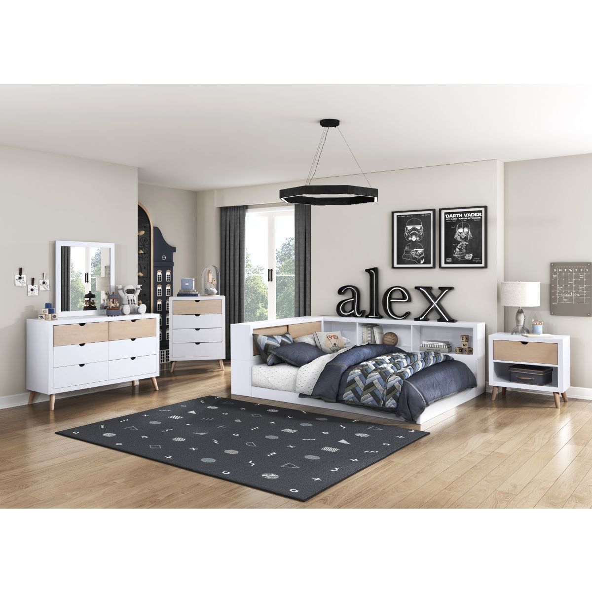 Asker - Nightstand - Brown