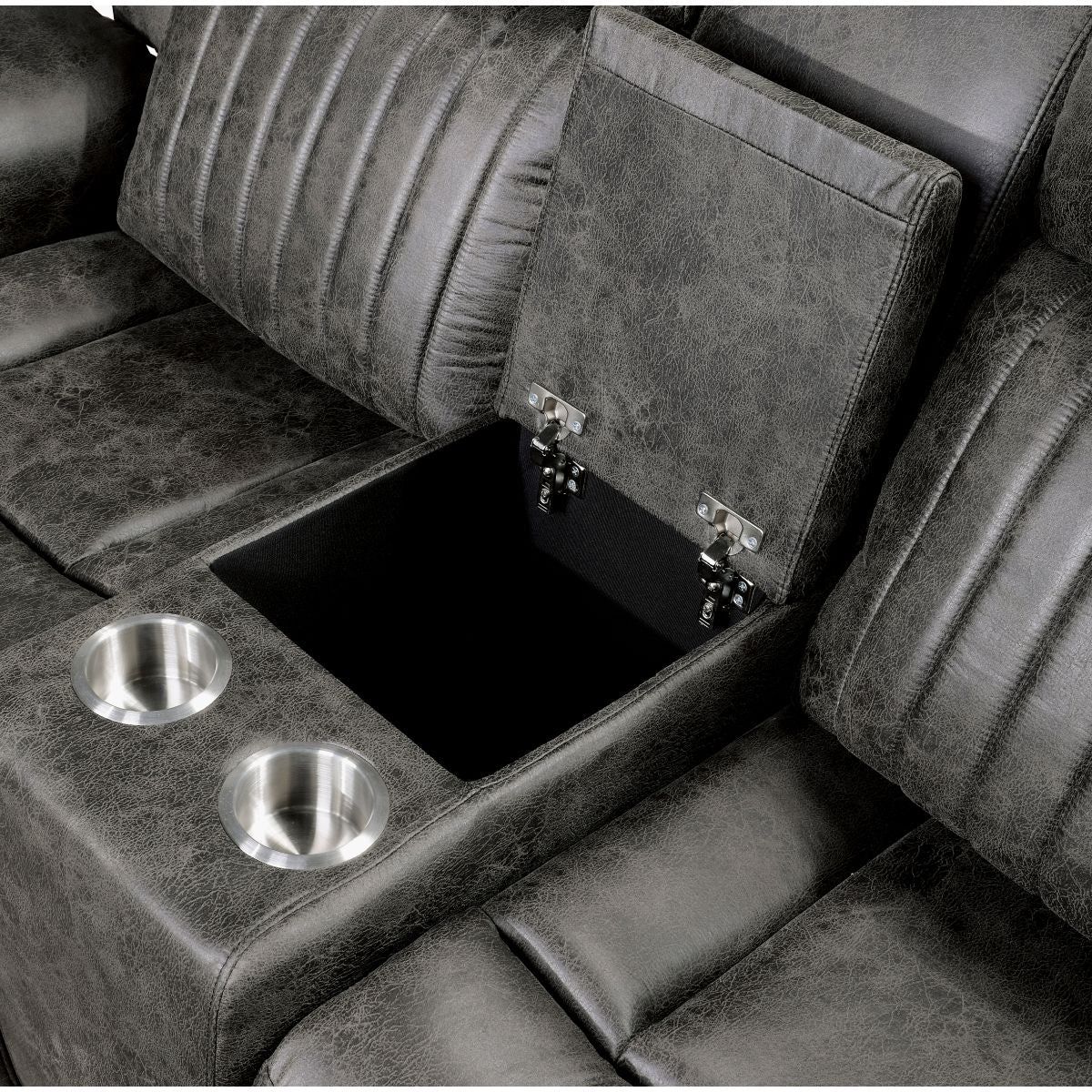 Centeroak - Double Reclining Loveseat With Center Console