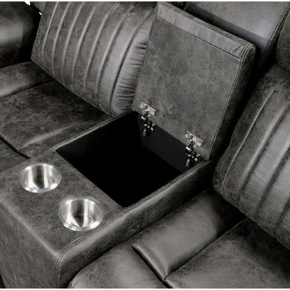 Centeroak - Double Reclining Loveseat With Center Console