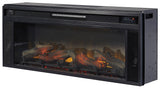Entertainment Accessories - Fireplace Insert - Rectangular - Black