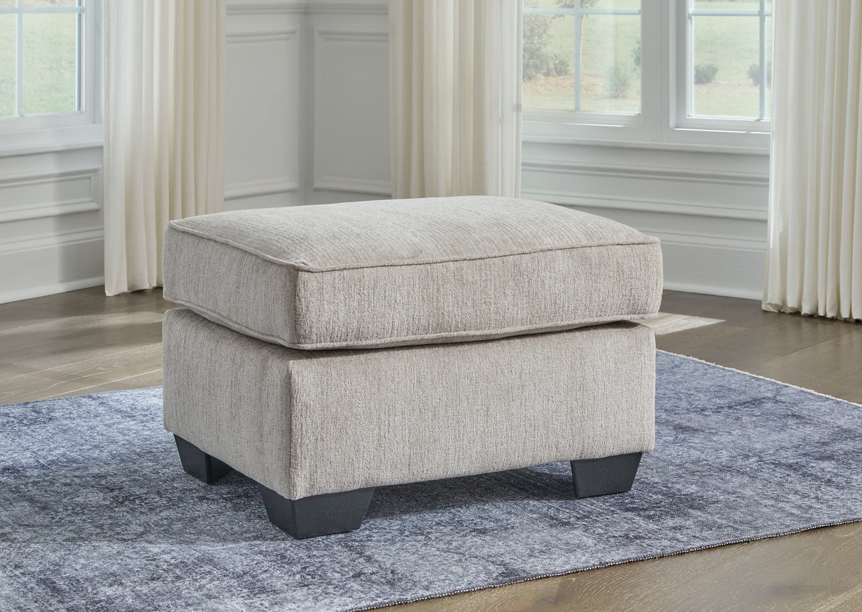 Furniture City - MS - Ashley Furniture - Cashton Living Room - Ottoman / Ice - 4060614