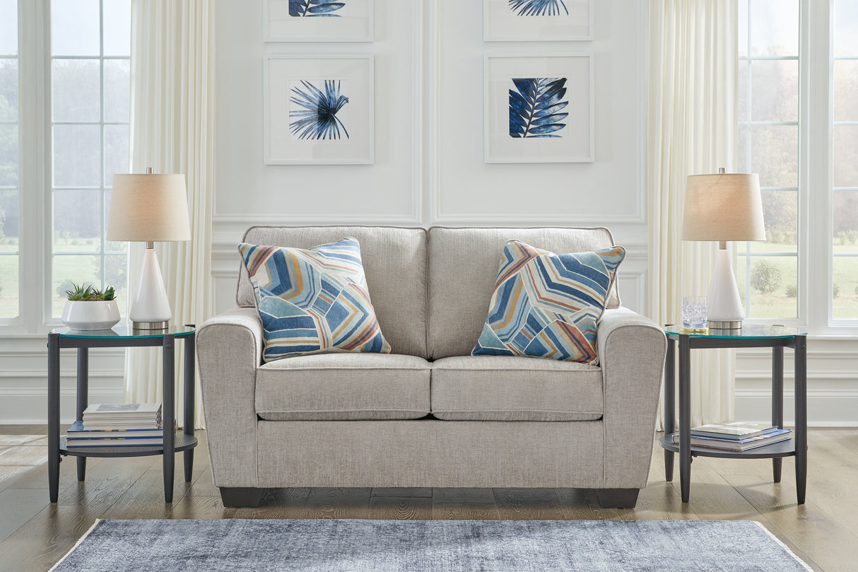 Furniture City - MS - Ashley Furniture - Cashton Living Room - Loveseat / Ice - 4060635