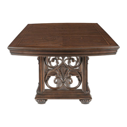 Bergen - 5 Piece Dining Room Set (Table & 4 Side Chairs) - Oak
