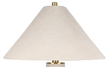 Ivory Reverie - 30 X 18 - Textured Linen Table Lamp (Set of 2) - Ivory Textured Linen