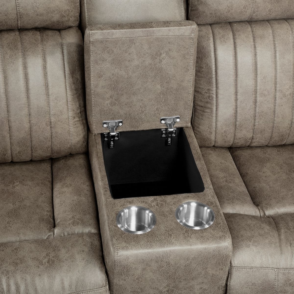 Centeroak - Double Reclining Loveseat With Center Console
