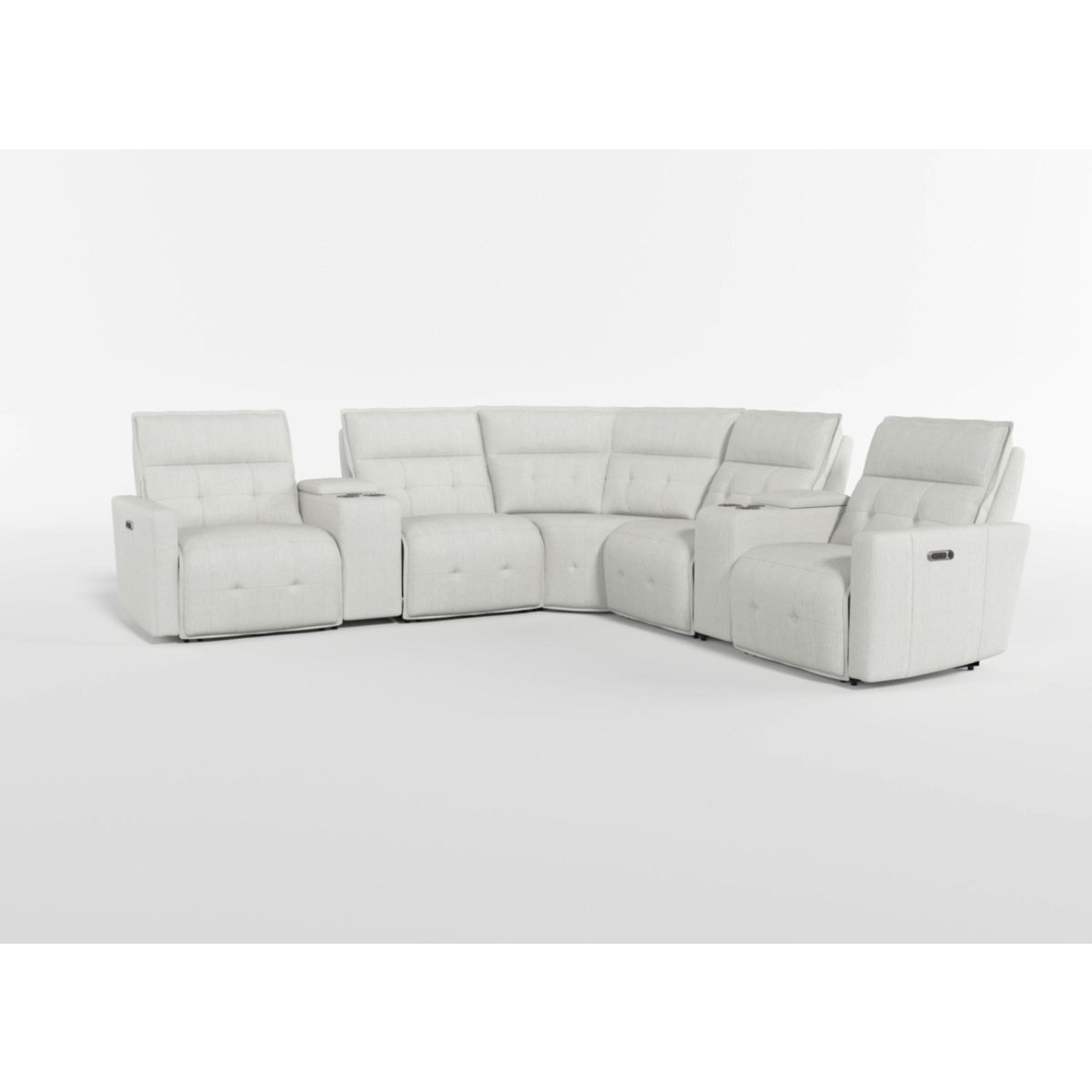 Salida - Modular Power Reclining Sectional With Power Headrests