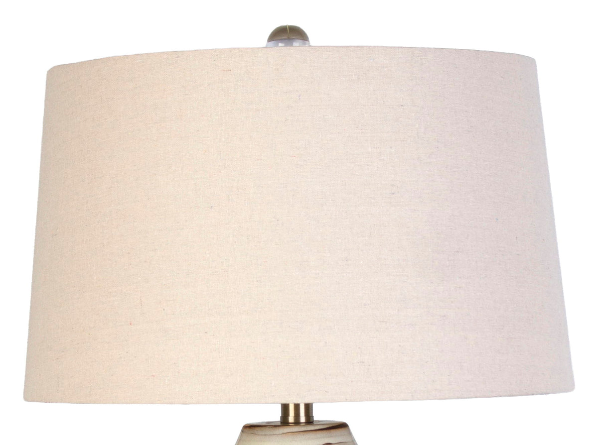 Shoreline Cadence - 31 X 17 - Ceramic Table Lamp (Set of 2) - Ivory