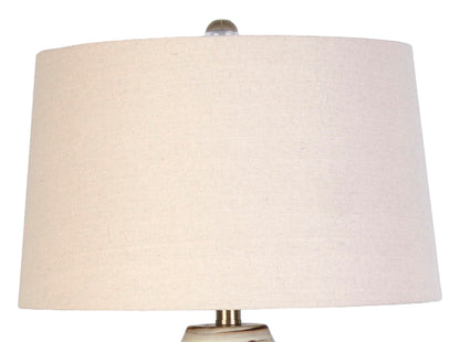 Shoreline Cadence - 31 X 17 - Ceramic Table Lamp (Set of 2) - Ivory