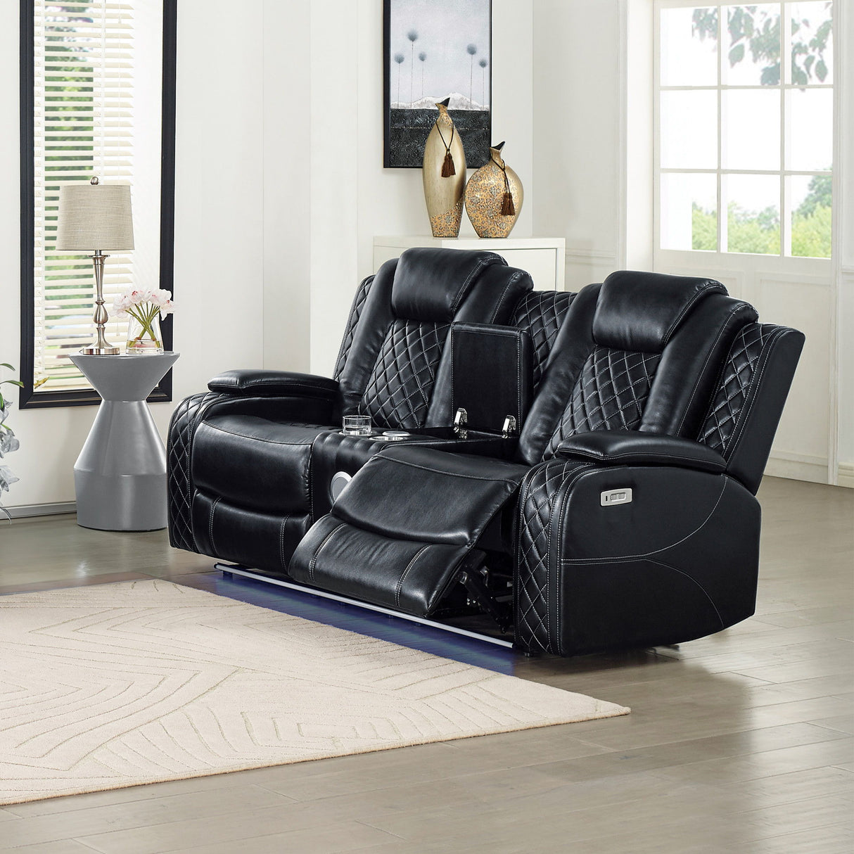 Orion II - Console Loveseat With Dual Recliners