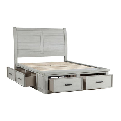 Willowbrook - Platform Bed With Storage Footboard And Side Rails