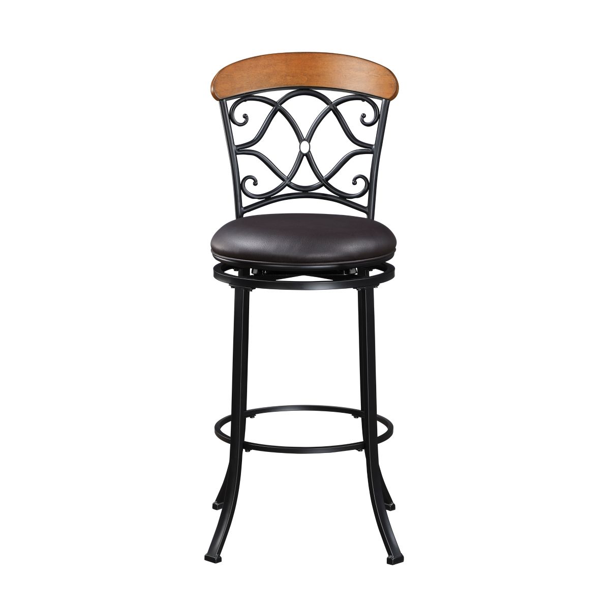 Benson - Swivel Pub Height Chair - Brown