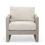 Dalilah - Patio Arm Chair - Gray