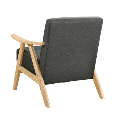 Damala - Accent Chair Light Brown Base