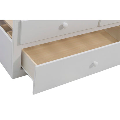 Galen - Twin/Twin Trundle Bed - White