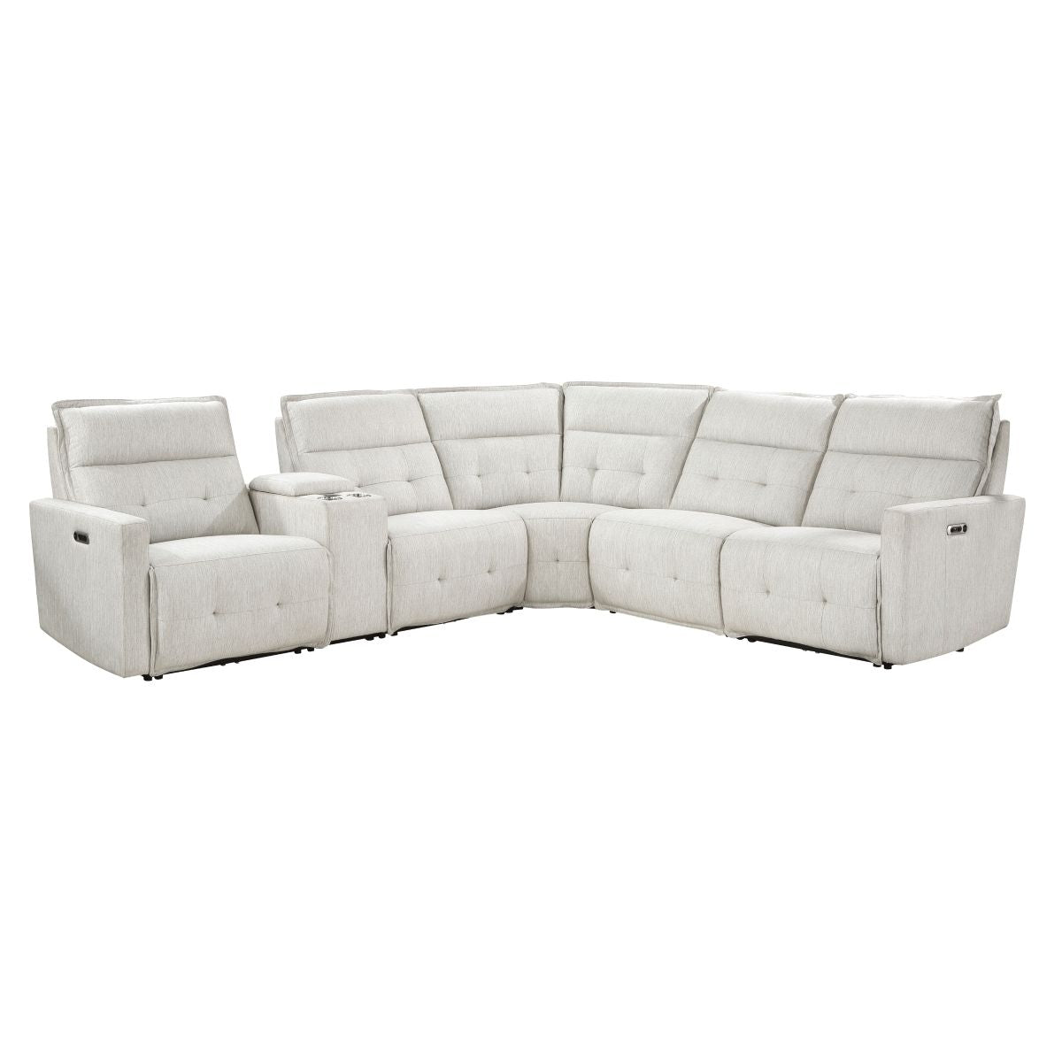 Salida - Modular Power Reclining Sectional With Power Headrests