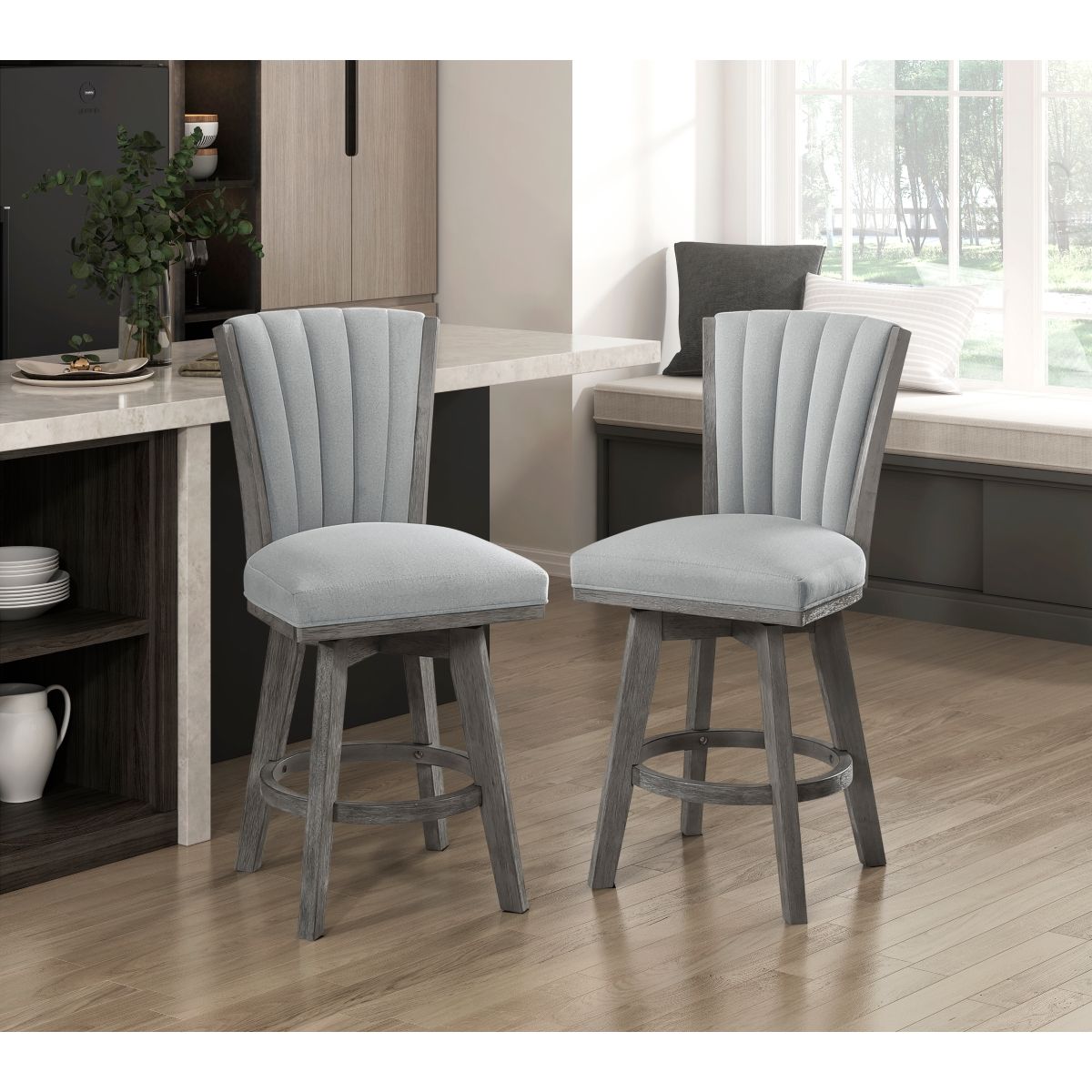 Corvallis - Swivel Chair (Set of 2)