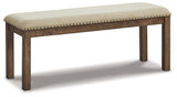 Moriville - Upholstered Bench - Beige