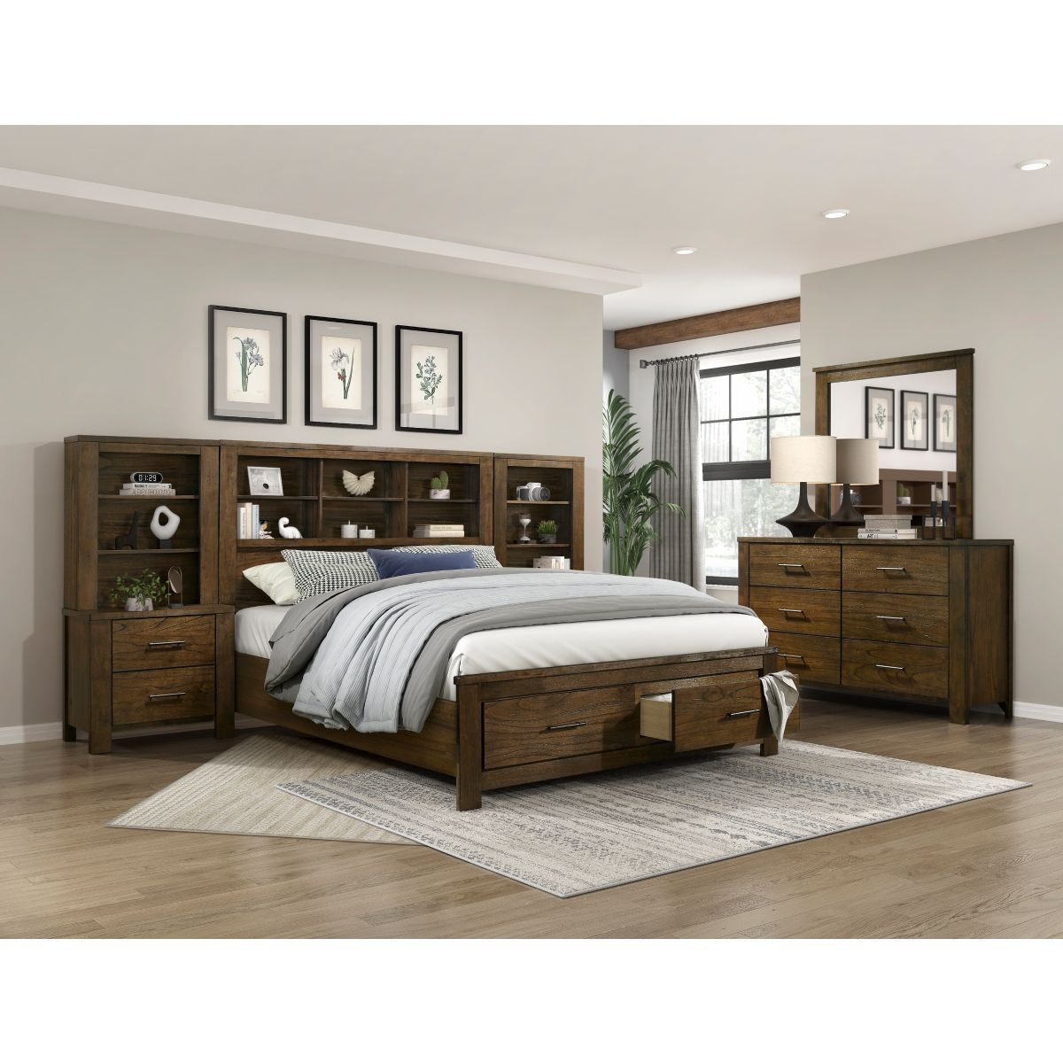 Sullivan - Platform Bed With Storage Footboard