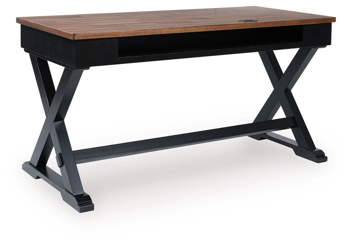 Wildenauer - Home Office Desk - Brown / Black