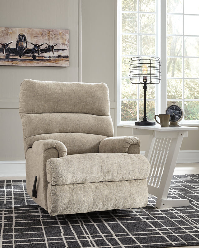 Furniture City - MS - Ashley Furniture - Man Fort Living Room - Rocker Recliner / Dusk - 4660425