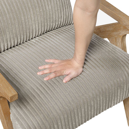 Chevron - Accent Chair - Taupe