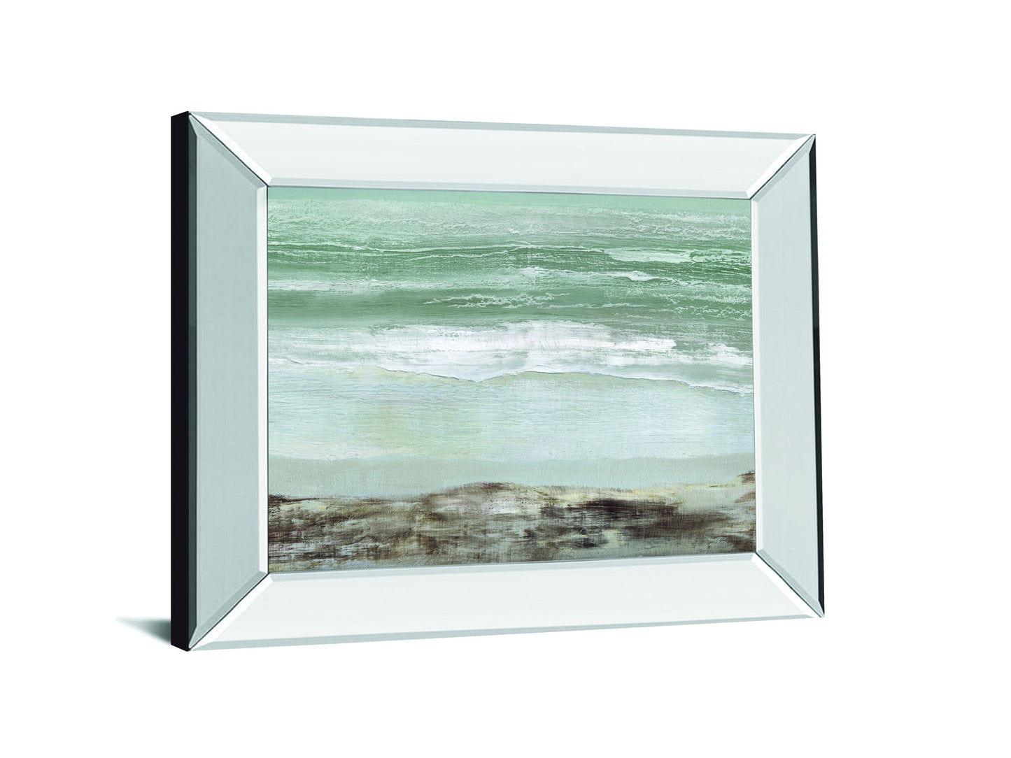 Grey Dawn By Caroline - Mirror Framed Print Wall Art - Gray