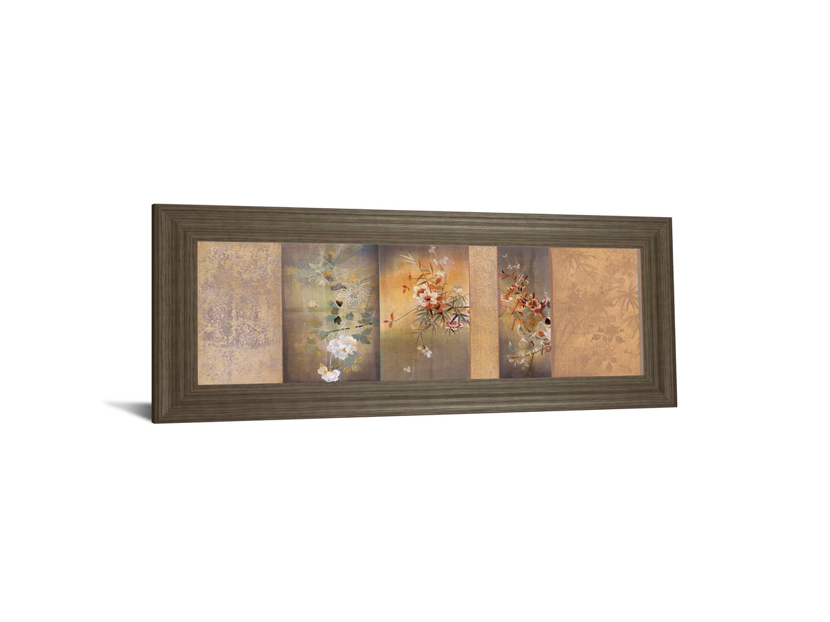 Tea Garden I By Douglas - Framed Print Wall Art - Beige