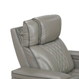 Apex - Power Double Reclining Sofa With Center Drop-Down Cup Holders, Power Headrests, Storage Arms With Cup Holders, Reading Lights, Wireless Charger, Air Massage And Heat, LED Lighting And Charging Ports