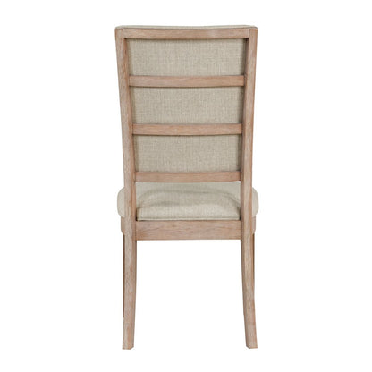 Aberdeen - 5 Piece Dining Room Set (Table & 4 Side Chairs) - Beige / Oak