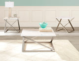 Zurich - 3 Piece Occasional Table Set - White