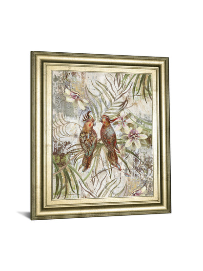 Eye To Eye By Sofi Taylor - Framed Print Wall Art - Green