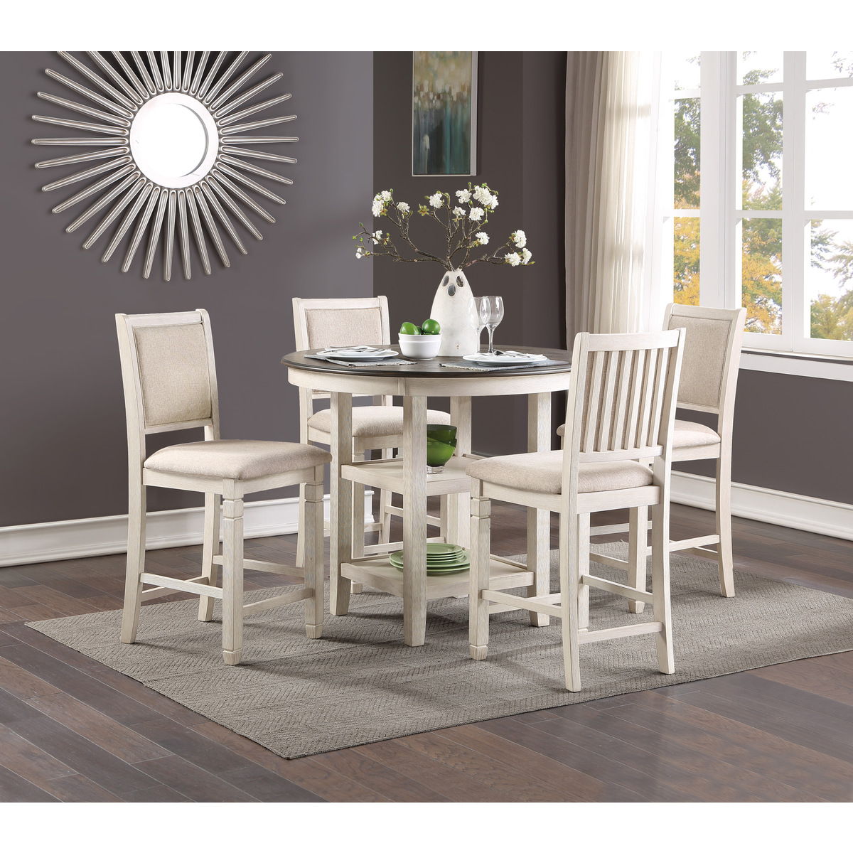 Asher - Counter Height Chair (Set of 2)