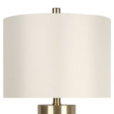 "Luminous Shell" Shell And Metal Table Lamp (Set of 2) - Natural Shell / Soft Gold / Beige