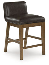 Cabalynn - Upholstered Barstool (Set of 2) - Two-tone Brown