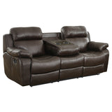 Marille - Double Reclining Sofa With Center Drop-Down Cup Holders