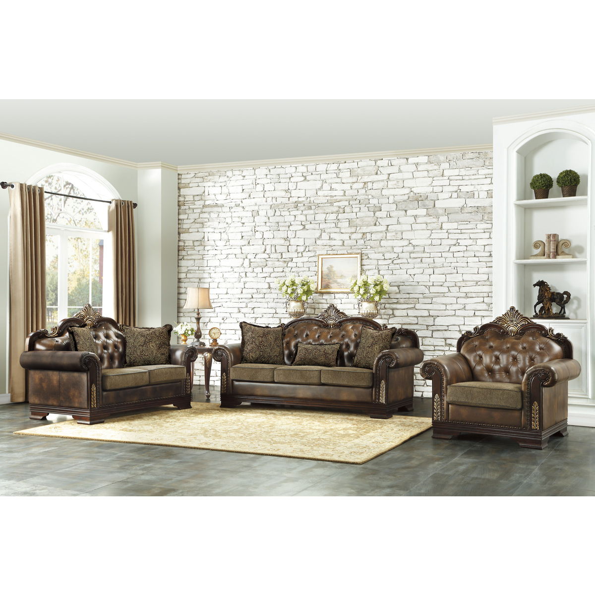 Croydon - Loveseat - Brown